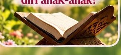 Al-Quran terbuka di atas rehal